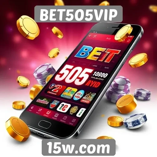 Plataforma mobile do BET505VIP é acessível e funcional